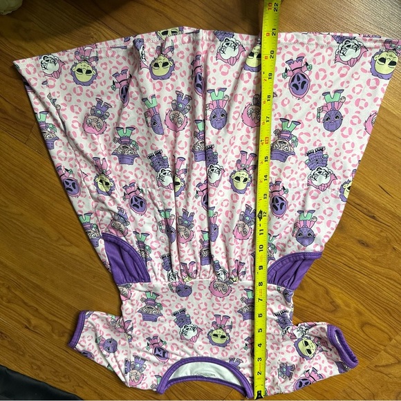 Great Lakes Kids Apparel Horror Dress Pink Purple Ghost Face Haloween It 3T - Picture 5 of 11